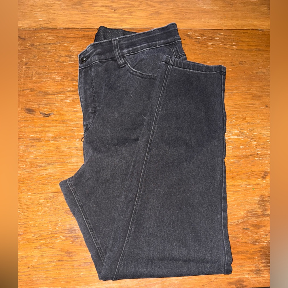 Elegant Black Women's Straight Leg Jeans